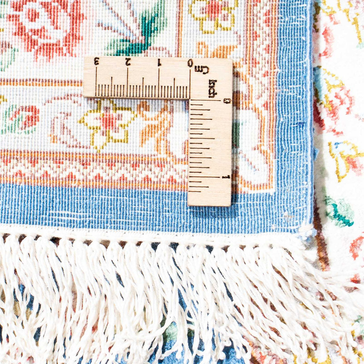 Dywan perski - Ghom - 118 x 75 cm - jasnoniebieski