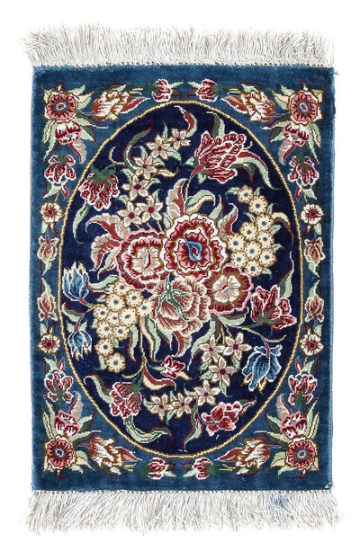 Qom jedwab Dywan 28x40cm - Dywan perski