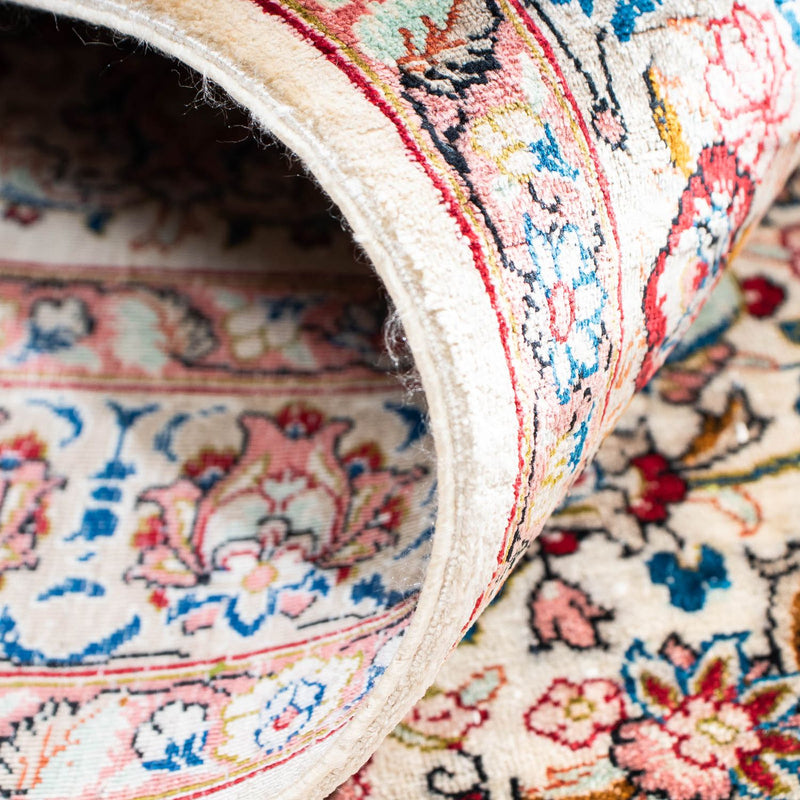 Dywan perski - Ghom - 120 x 80 cm - beżowy