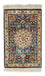 Jedwabny dywan - Ghom Silk - Premium - 44 x 27 cm - ciemnoniebieski