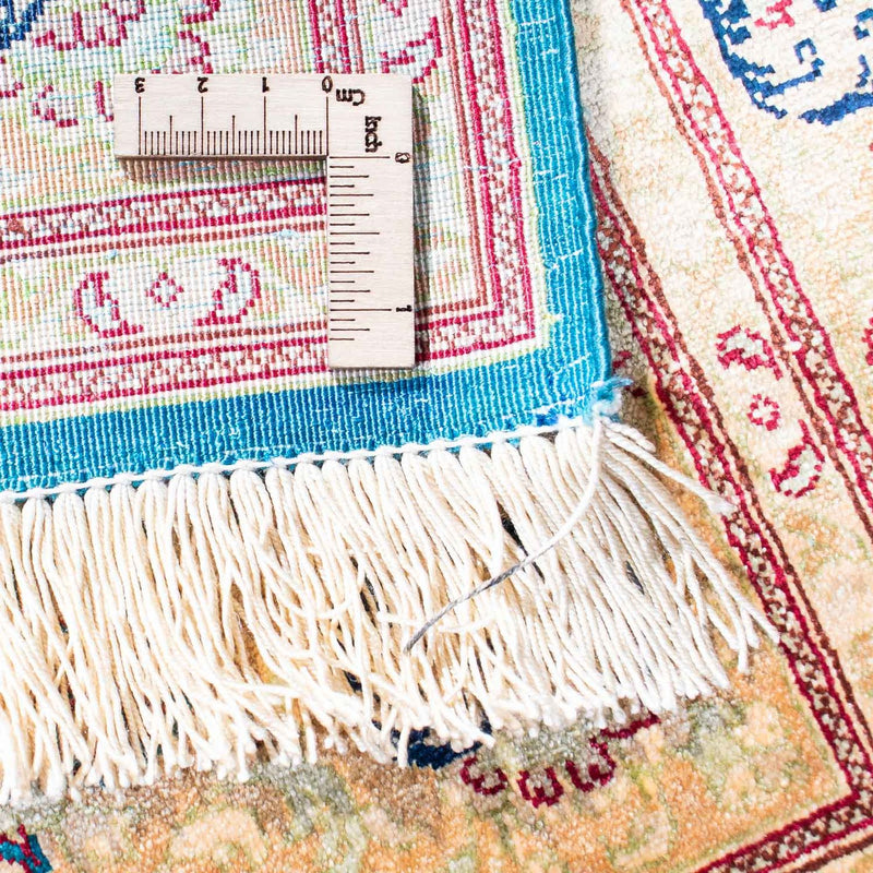 Dywan perski - Ghom - 119 x 78 cm - turkusowy