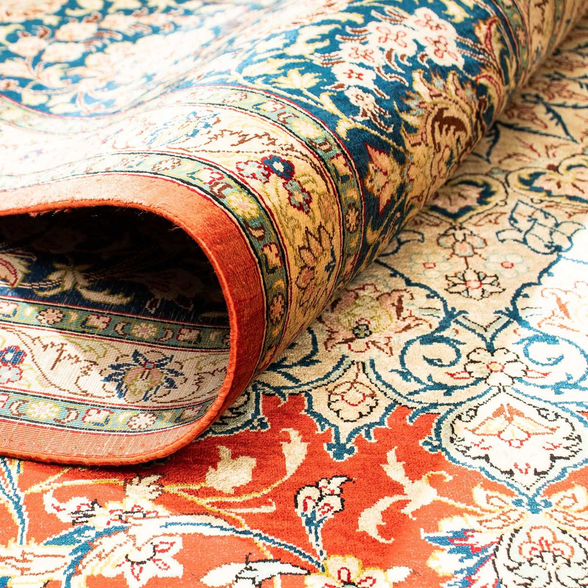 Dywan perski - Ghom - 296 x 196 cm - rdza