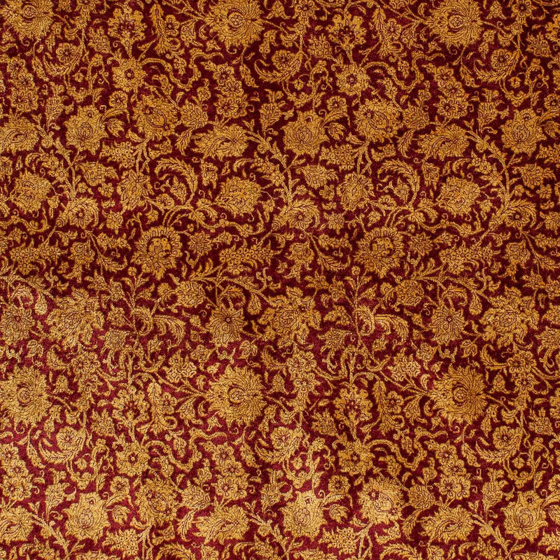 Jedwabny dywan - Ghom Silk - Premium - 216 x 132 cm - ciemnoniebieski