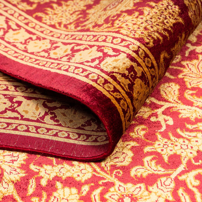 Jedwabny dywan - Ghom Silk - Premium - 216 x 132 cm - ciemnoniebieski