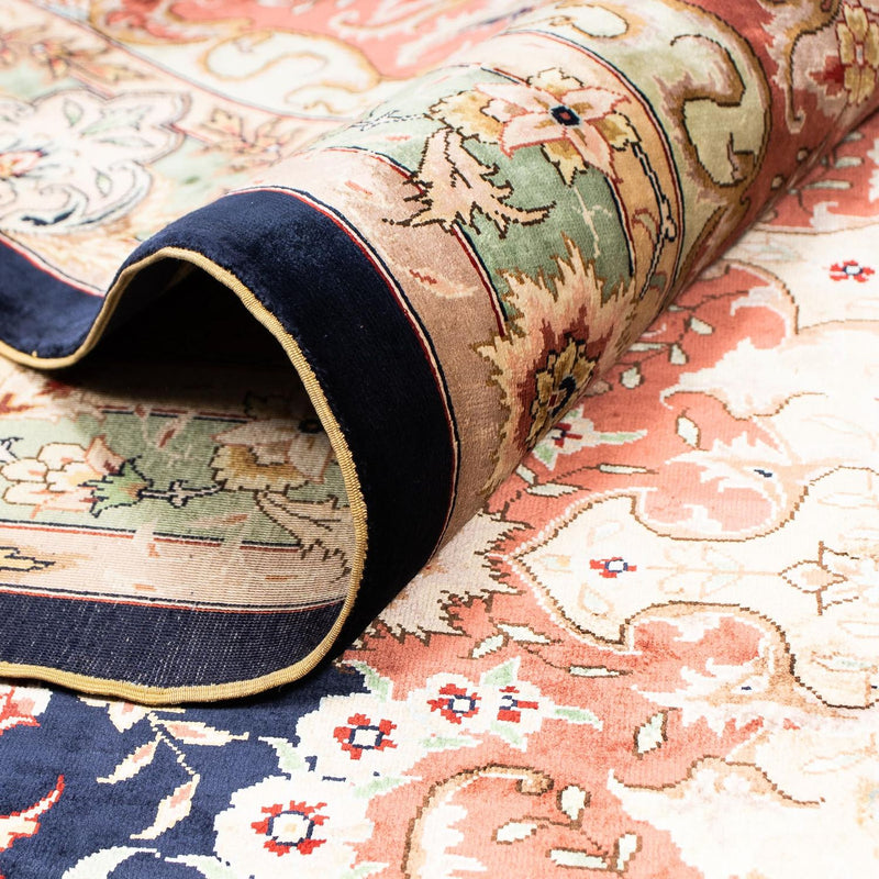 Orientalny dywan - Hereke - 402 x 303 cm - ciemna czerwień