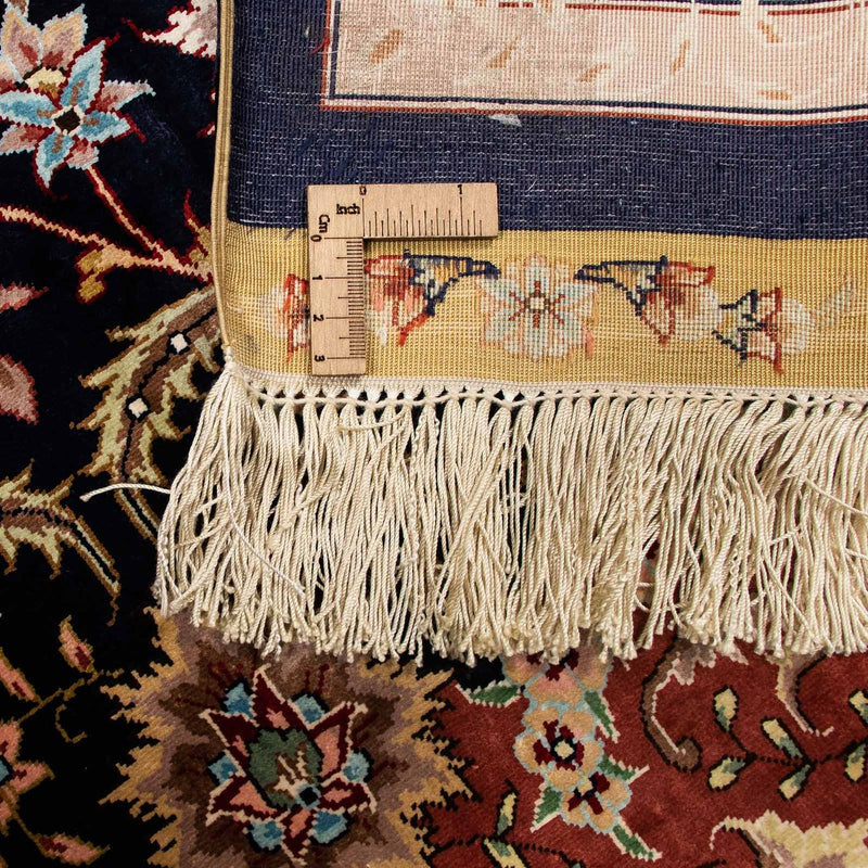 Orientalny dywan - Hereke - 402 x 303 cm - ciemna czerwień