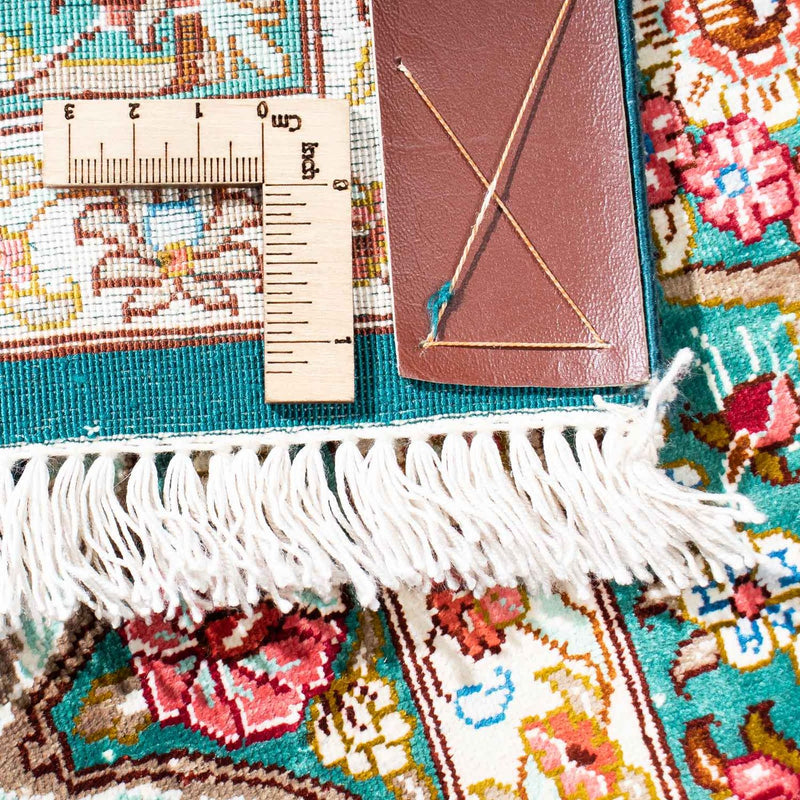 Dywan perski - Ghom - 163 x 100 cm - zielona