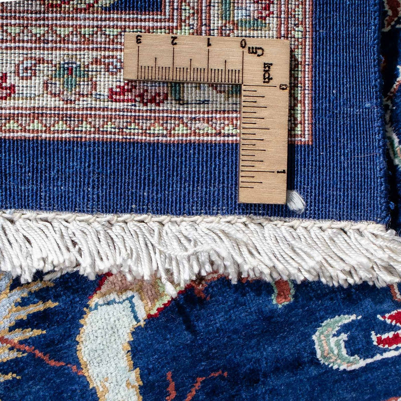 Dywan perski - Ghom - 87 x 55 cm - ciemnoniebieski