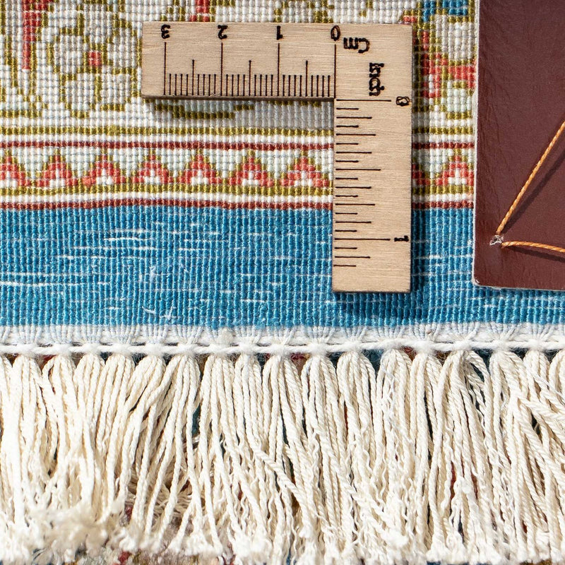 Dywan perski - Ghom - 94 x 58 cm - niebieski