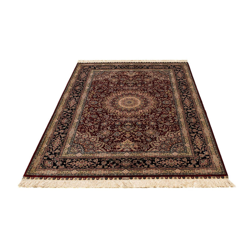 Dywan z jedwabiu - jedwab chiński - 183 x 122 cm - ciemna czerwień