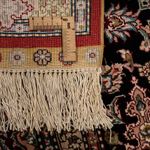 Dywan z jedwabiu - jedwab chiński - 183 x 122 cm - ciemna czerwień