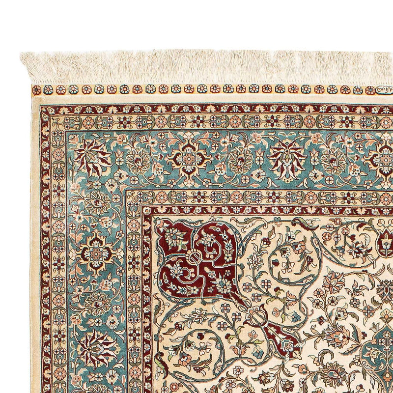 Dywan z jedwabiu - jedwab chiński - 183 x 122 cm - ciemna czerwień