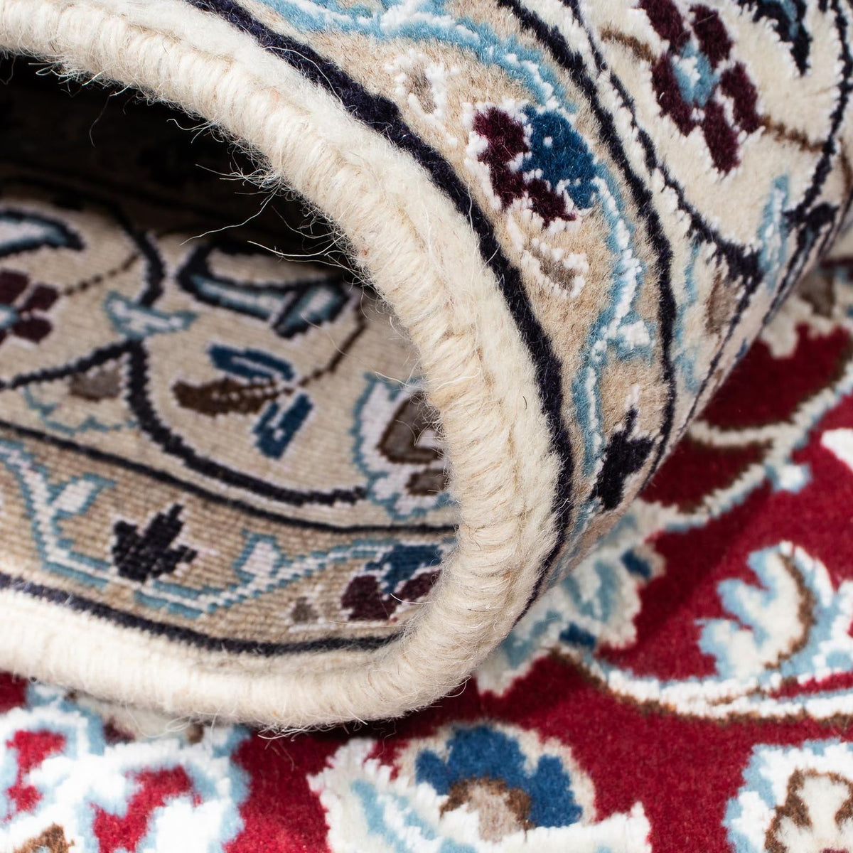 Dywan perski - Nain - Królewski - 173 x 114 cm - ciemna czerwień