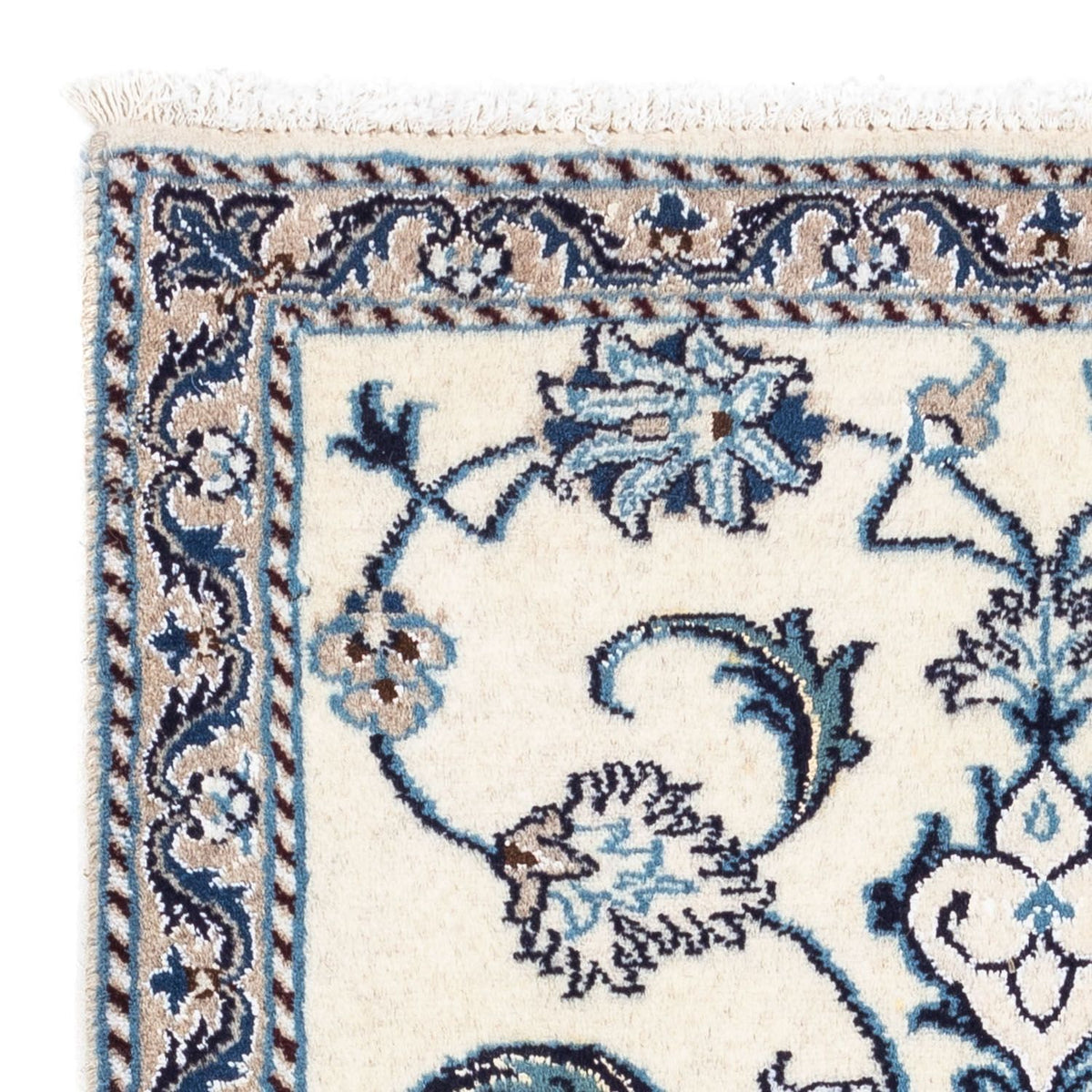 Dywan perski - Nain - 135 x 69 cm - beżowy