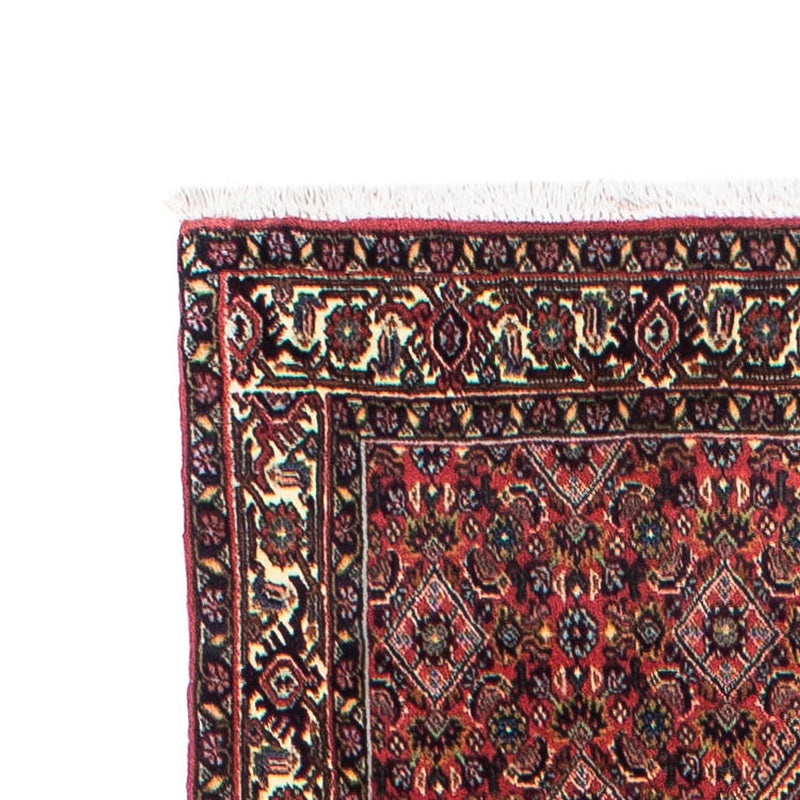 Biegacz Dywan perski - Bijar - 298 x 88 cm - ciemna czerwień