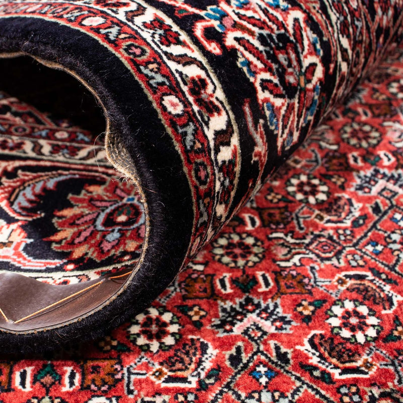 Dywan perski - Bijar - 240 x 166 cm - ciemna czerwień