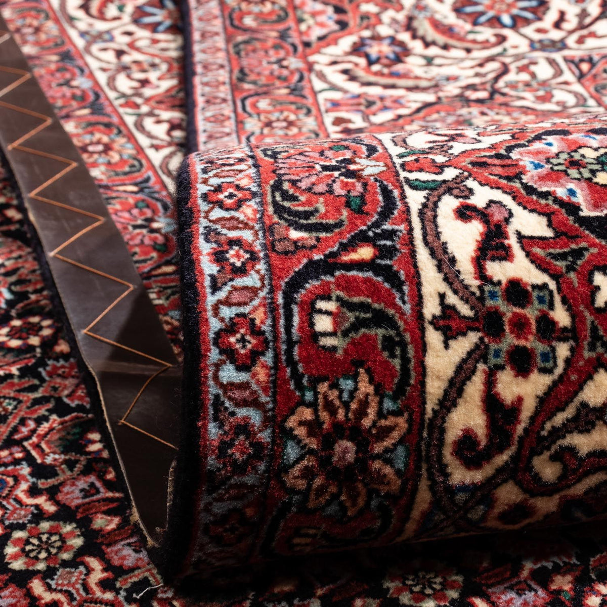 Perski dywan - Bijar - Royal - 346 x 250 cm - ciemna czerwień