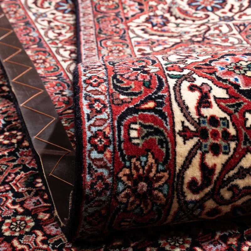 Perski dywan - Bijar - Royal - 346 x 250 cm - ciemna czerwień