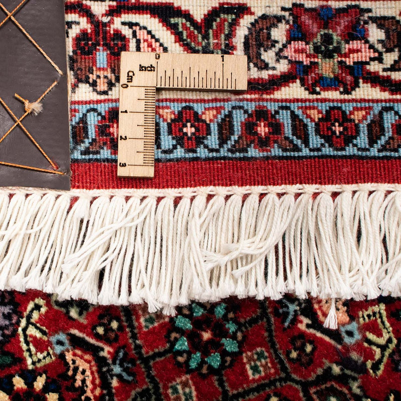 Dywan perski - Bijar - 252 x 206 cm - ciemna czerwień