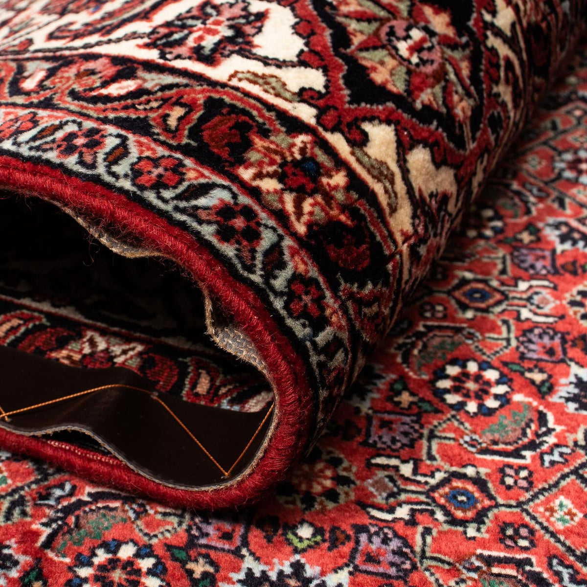 Dywan perski - Bijar - 259 x 200 cm - ciemna czerwień