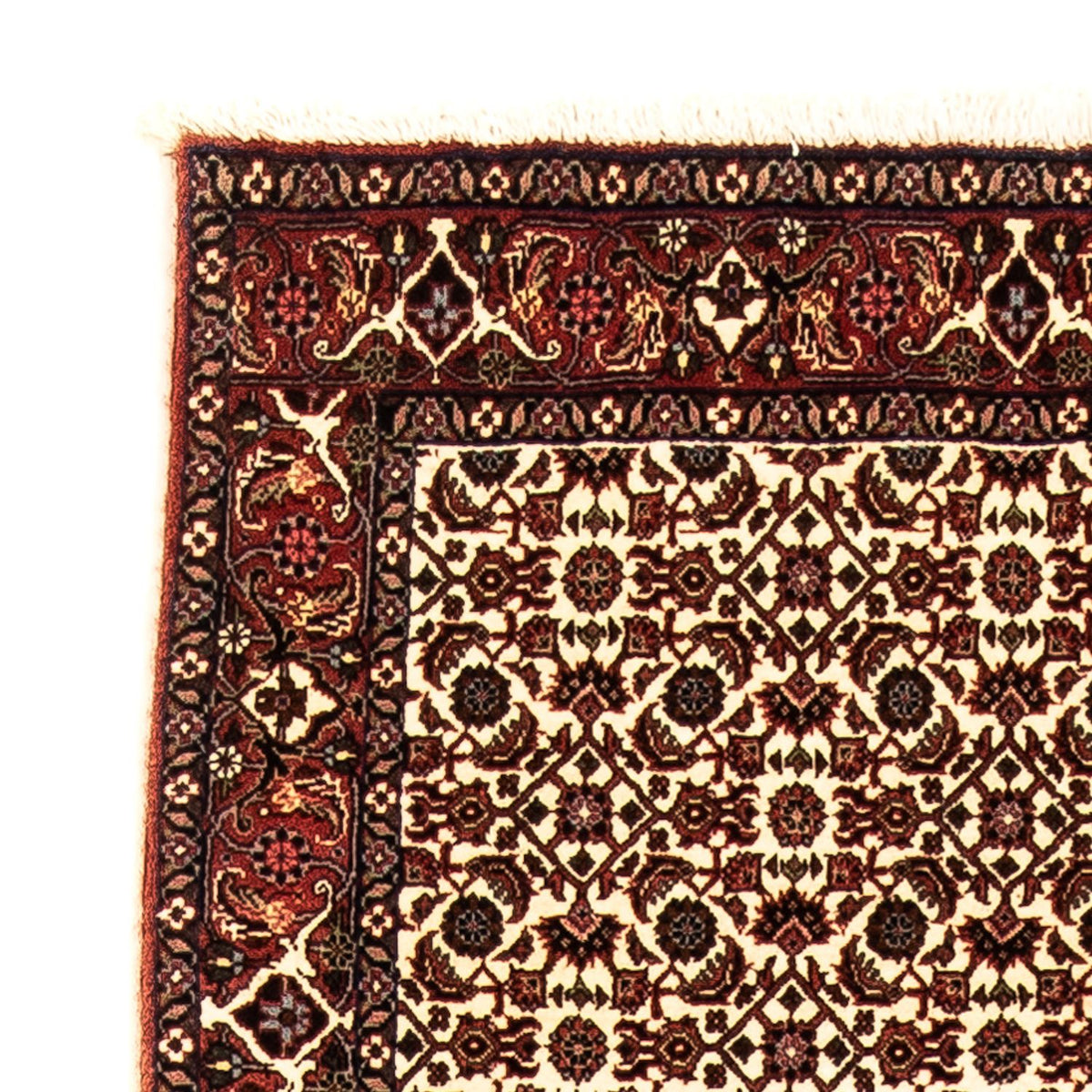 Biegacz Dywan perski - Bijar - 294 x 82 cm - wielokolorowy