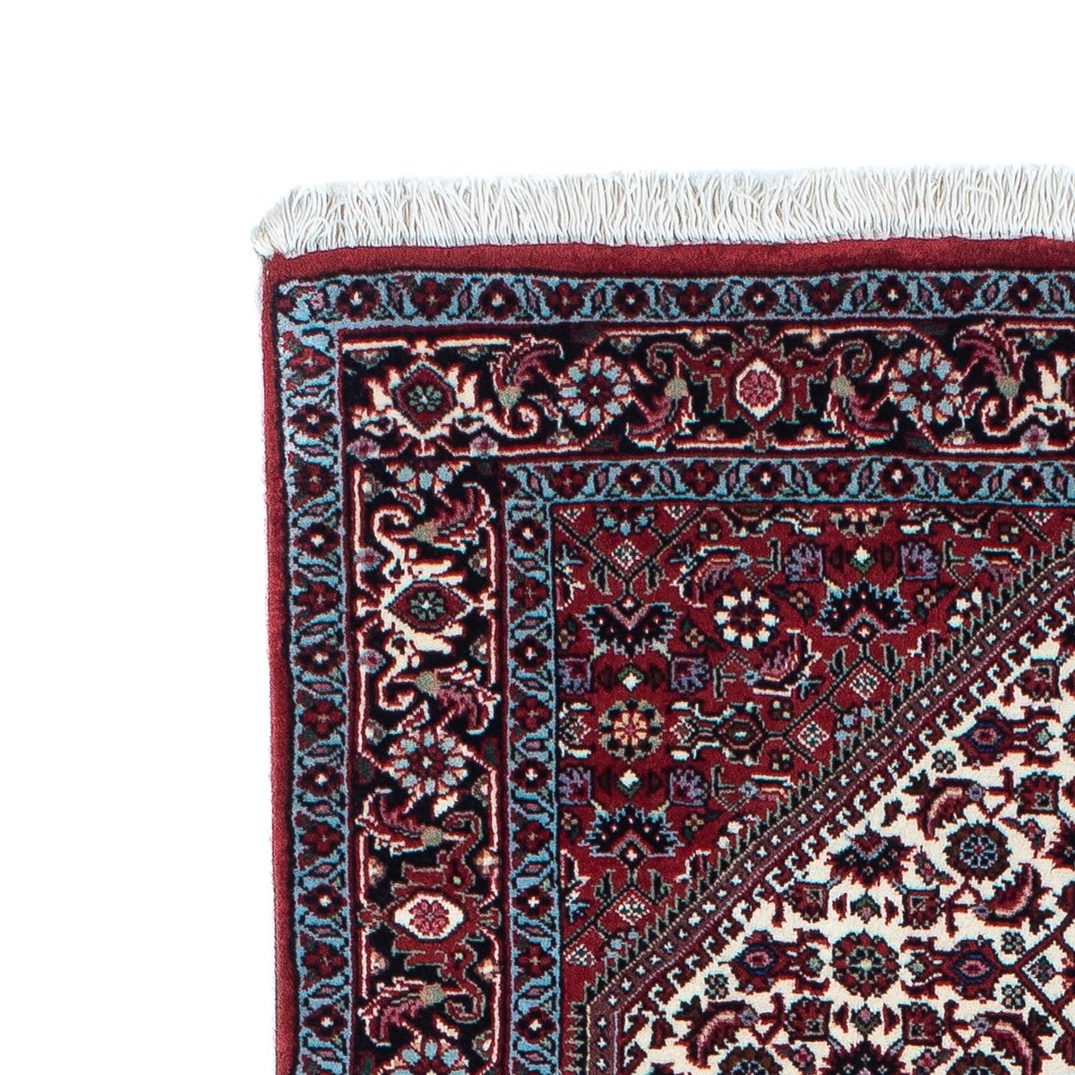 Biegacz Dywan perski - Bijar - 203 x 73 cm - ciemnoniebieski