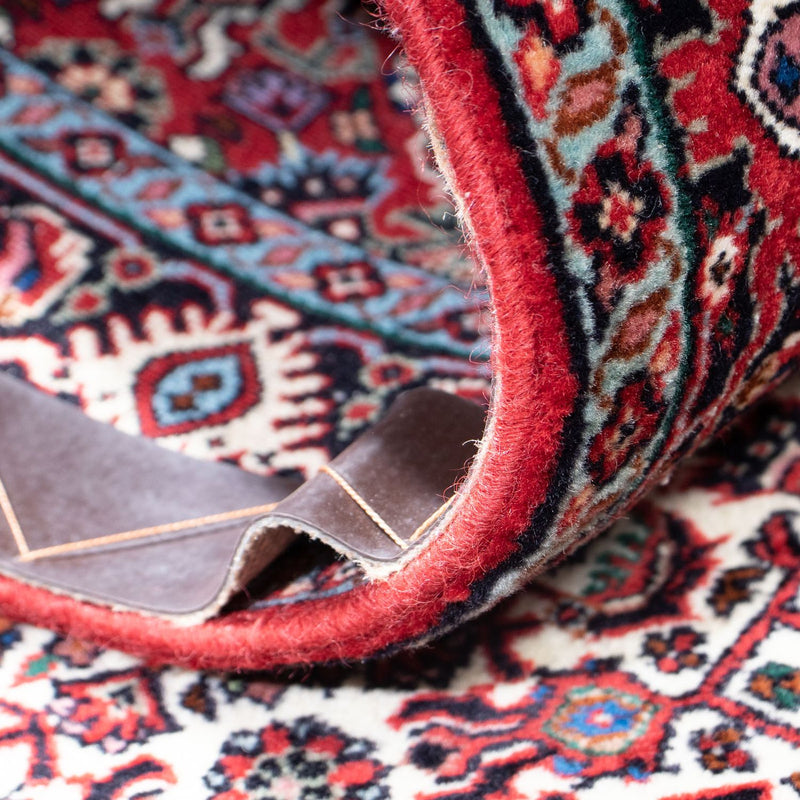 Biegacz Dywan perski - Bijar - 186 x 74 cm - czerwony