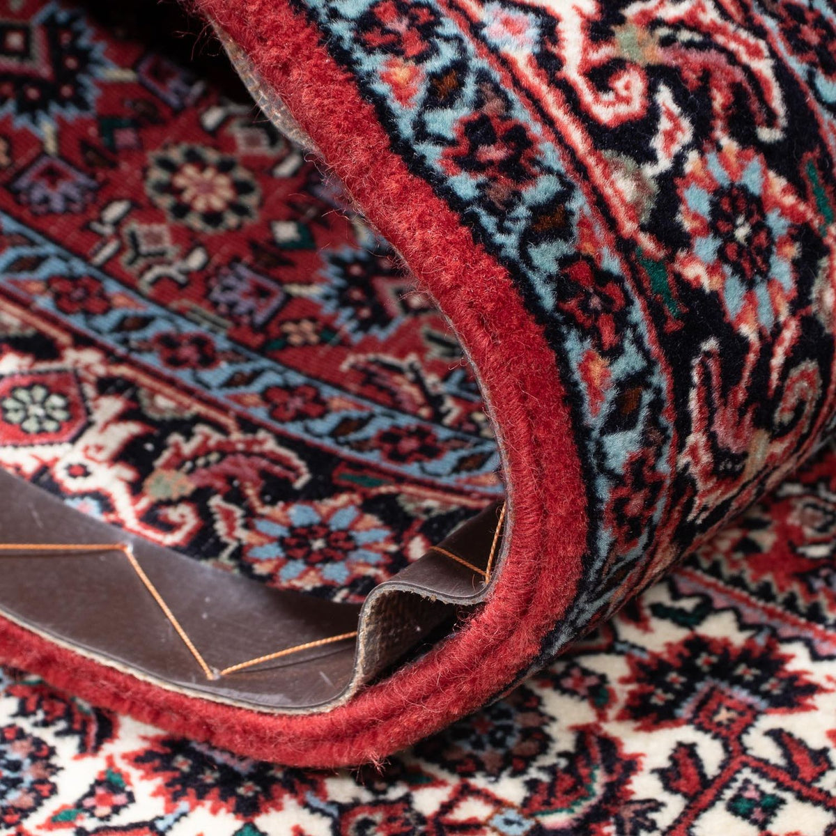 Biegacz Dywan perski - Bijar - 198 x 75 cm - czerwony