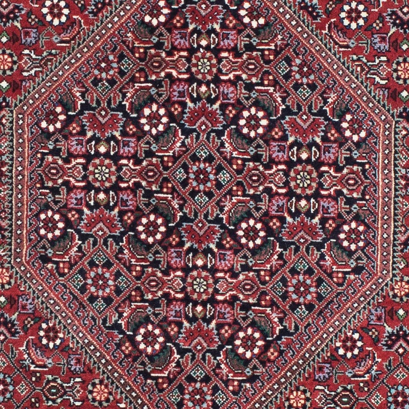 Biegacz Dywan perski - Bijar - 205 x 72 cm - ciemnoniebieski