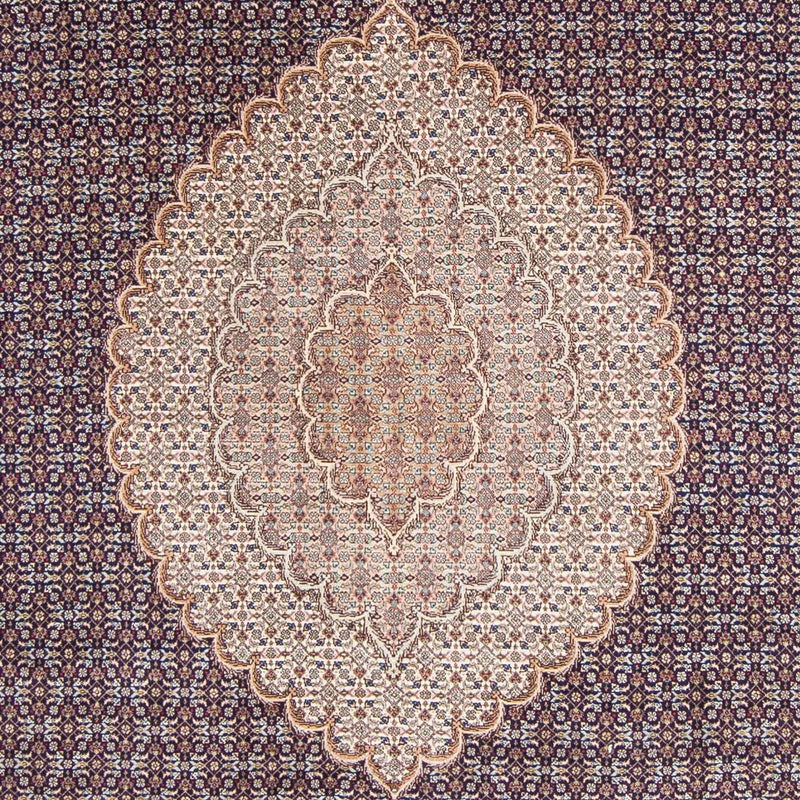 Dywan perski - Tabriz - 290 x 204 cm - ciemnoniebieski
