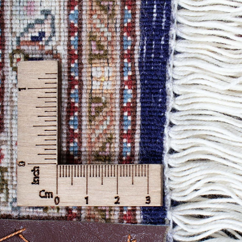 Dywan perski - Tabriz - 290 x 204 cm - ciemnoniebieski