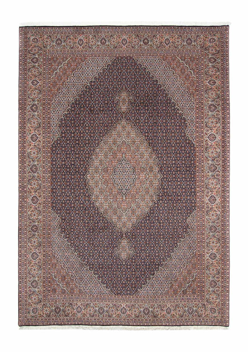 Dywan perski - Tabriz - 296 x 207 cm - ciemnoniebieski