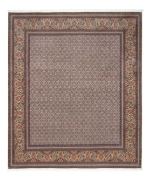 Dywan perski - Tabriz - 295 x 254 cm - ciemnobrązowy