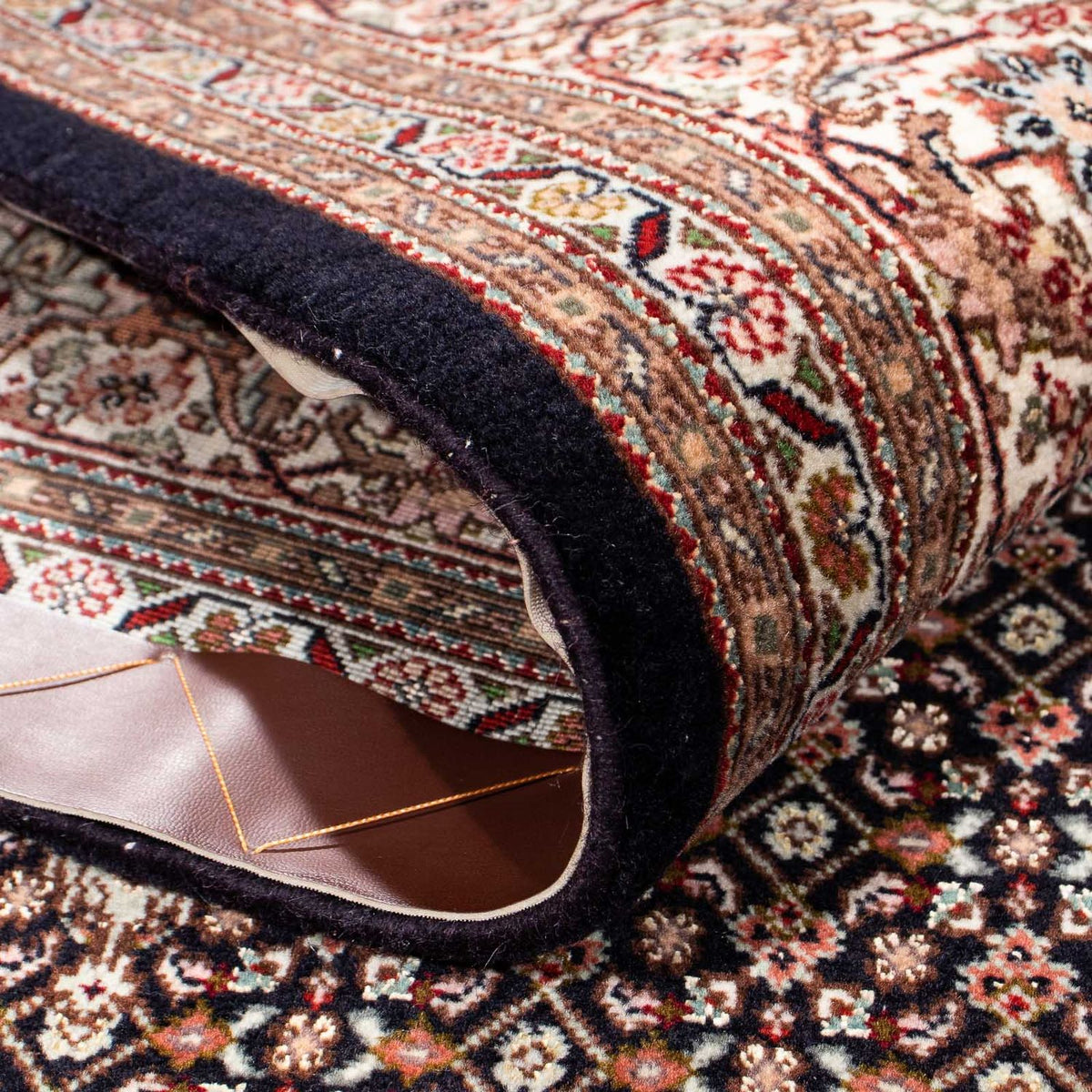 Dywan perski - Tabriz - 243 x 163 cm - ciemnoniebieski