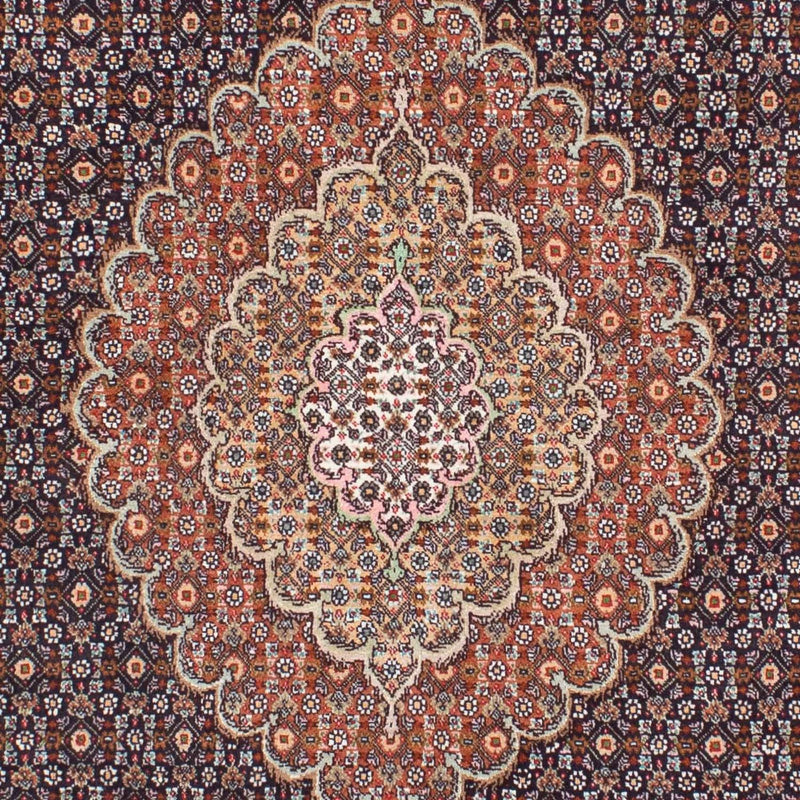 Dywan perski - Tabriz - 205 x 154 cm - ciemnobrązowy