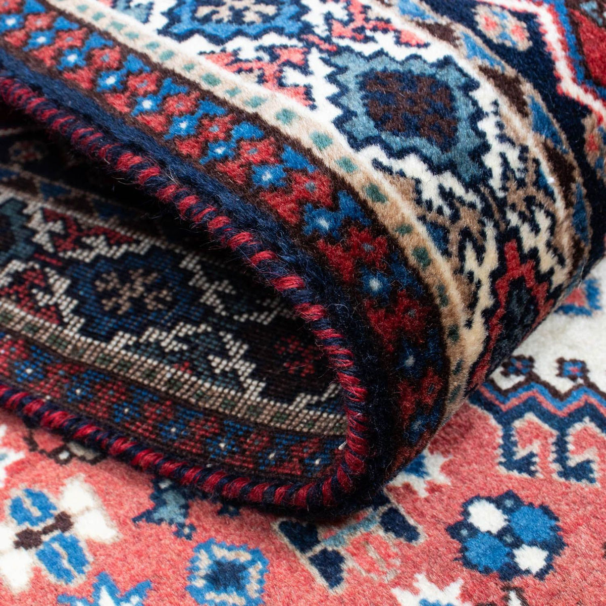 Biegacz Perski dywan - Nomadyczny - 382 x 83 cm - ciemna czerwień