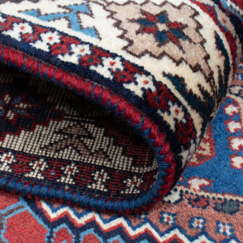 Biegacz Dywan perski - Bijar - 293 x 82 cm - ciemna czerwień