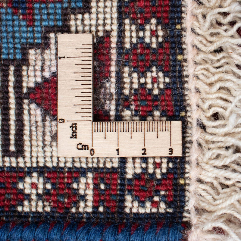 Biegacz Dywan perski - Bijar - 293 x 82 cm - ciemna czerwień