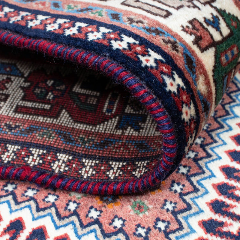 Biegacz Dywan perski - Bijar - 288 x 80 cm - ciemnoniebieski