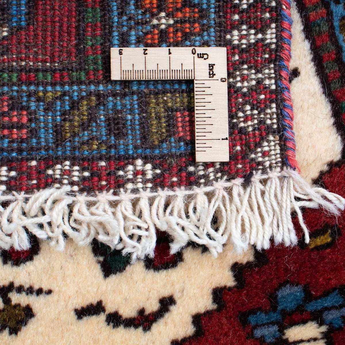 Perski dywan - Nomadyczny - 96 x 63 cm - beżowy