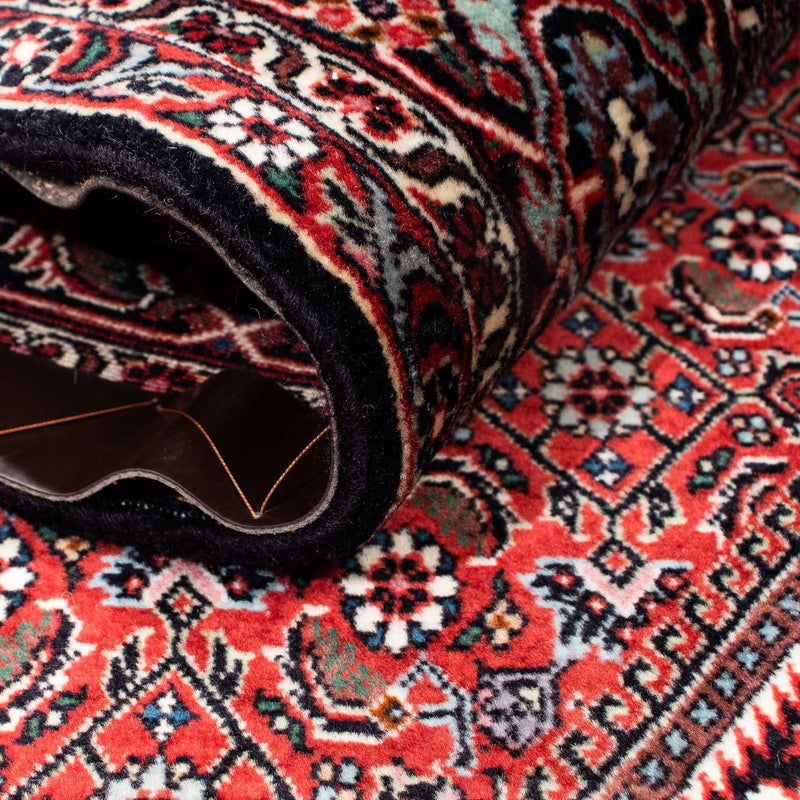 Dywan perski - Bijar - 246 x 167 cm - ciemna czerwień