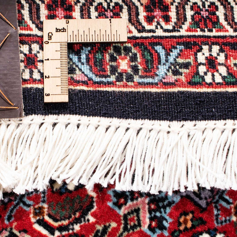 Dywan perski - Bijar - 246 x 167 cm - ciemna czerwień