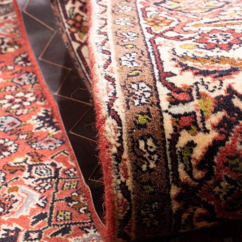 Dywan perski - Bijar - 244 x 172 cm - ciemna czerwień