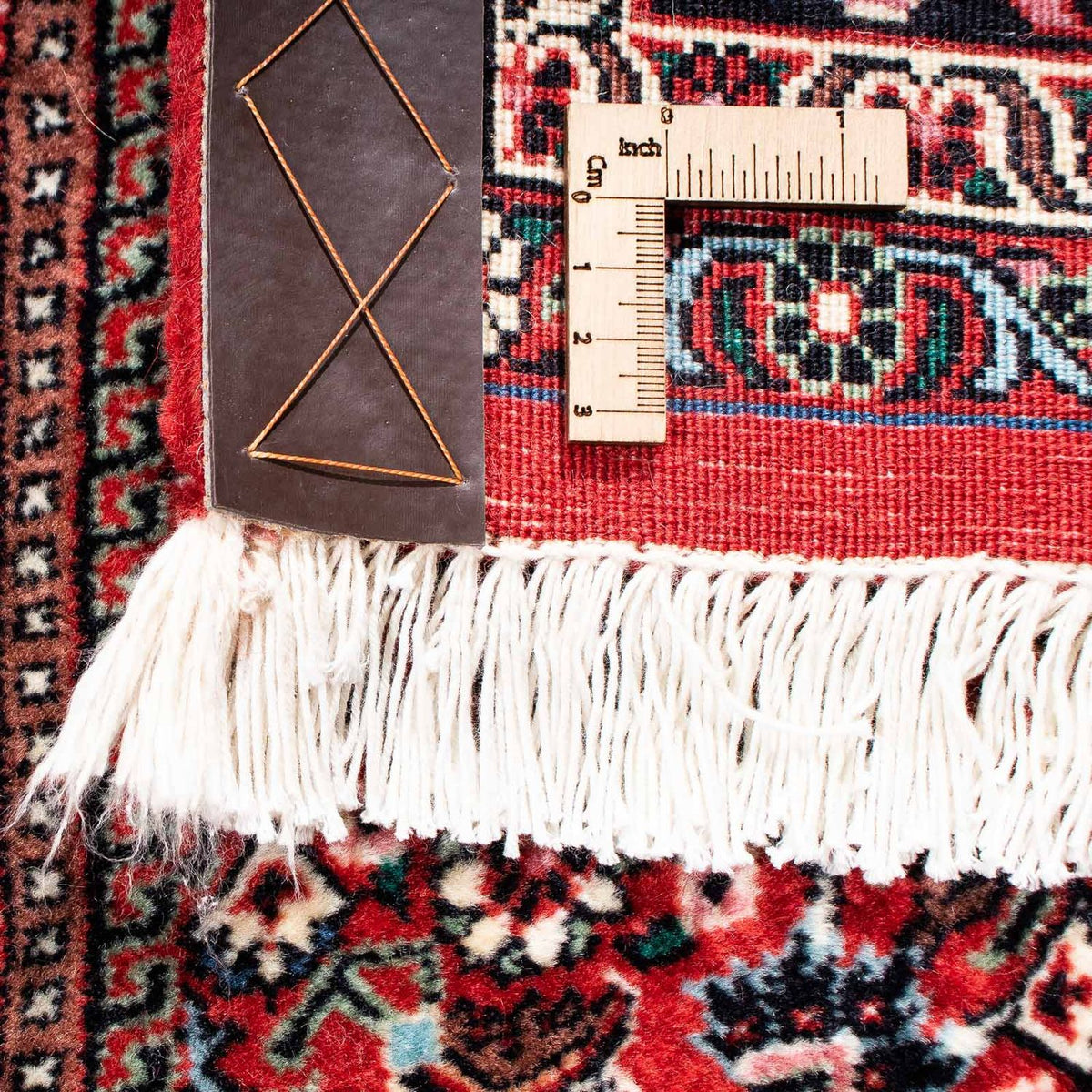 Dywan perski - Bijar - 252 x 172 cm - ciemna czerwień