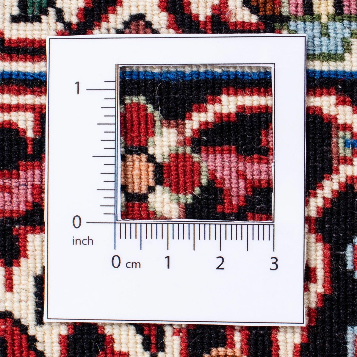 Dywan perski - Bijar - 240 x 168 cm - ciemna czerwień