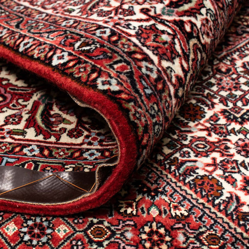 Dywan perski - Bijar - 252 x 208 cm - ciemna czerwień