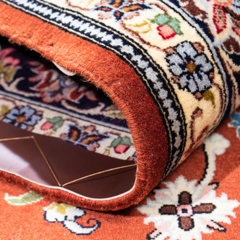 Dywan perski - Ghom - 181 x 136 cm - ciemna czerwień