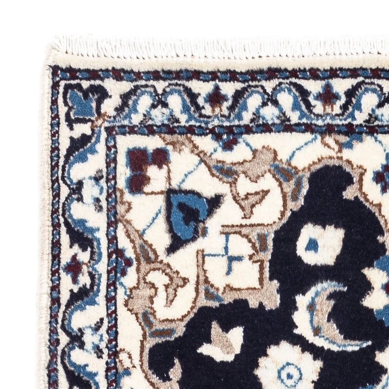 Dywan perski - Nain - 134 x 69 cm - ciemnoniebieski