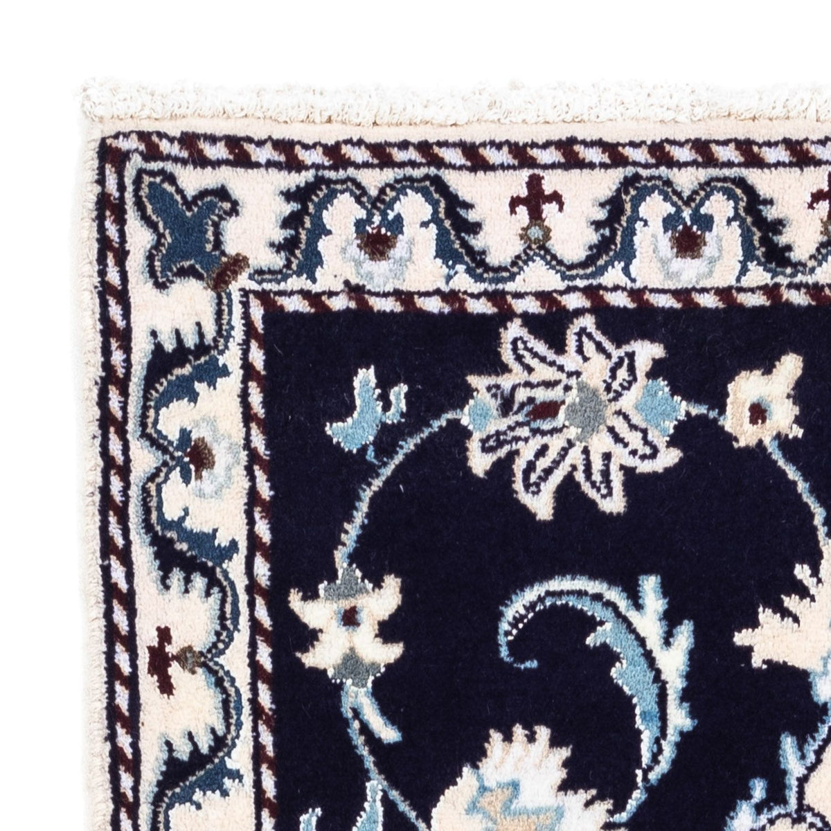 Dywan perski - Nain - 135 x 66 cm - ciemnoniebieski