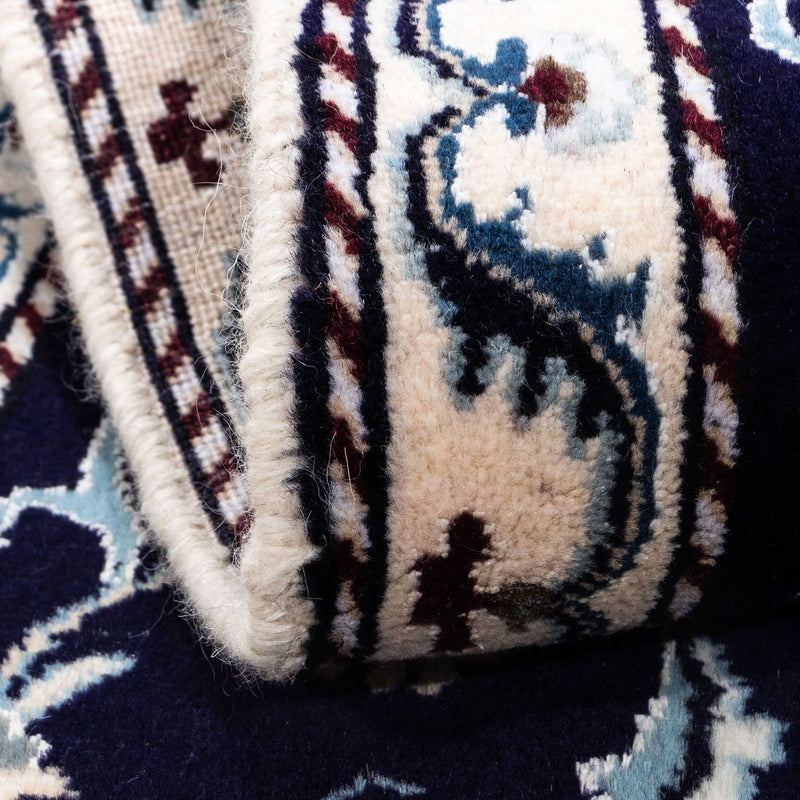 Dywan perski - Nain - 135 x 66 cm - ciemnoniebieski